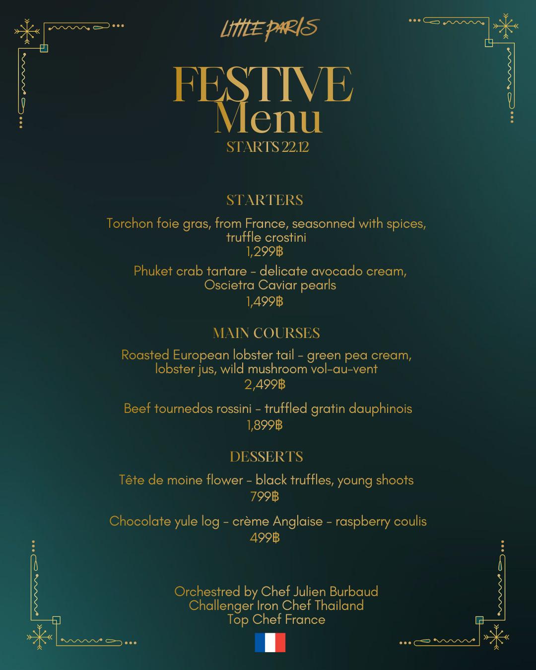 new year dining in phuket Little Paris 